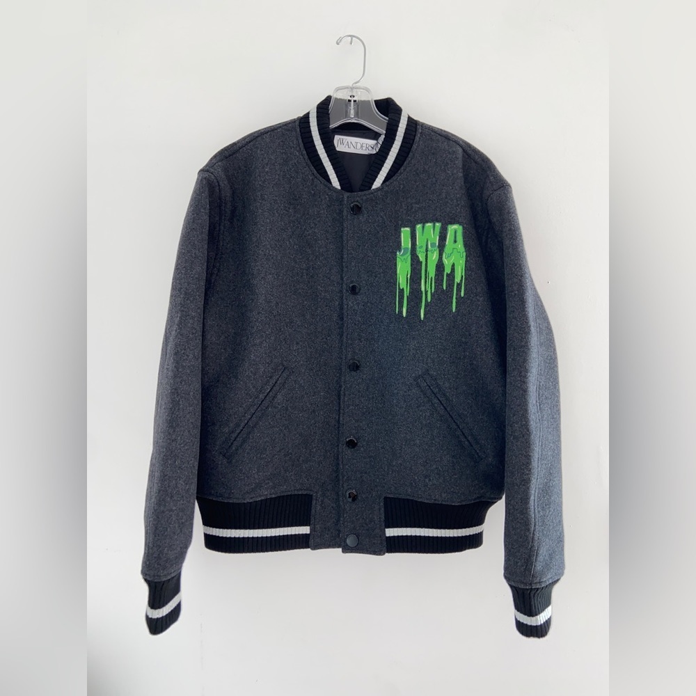 J.W. Anderson Graphic Embroidery Varsity / Bomber Jacket L​​